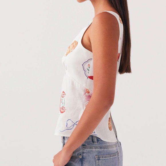 Peppermayo Nori Linen Top - Banchetto Size 8 - Picture 3 of 4